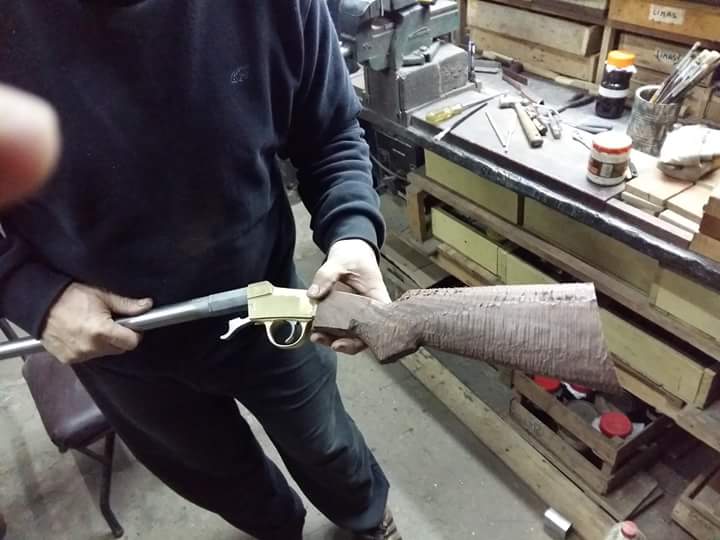 Underhammer Target Rifle Underhammer Rifle from Argentina | The Muzzleloading Forum