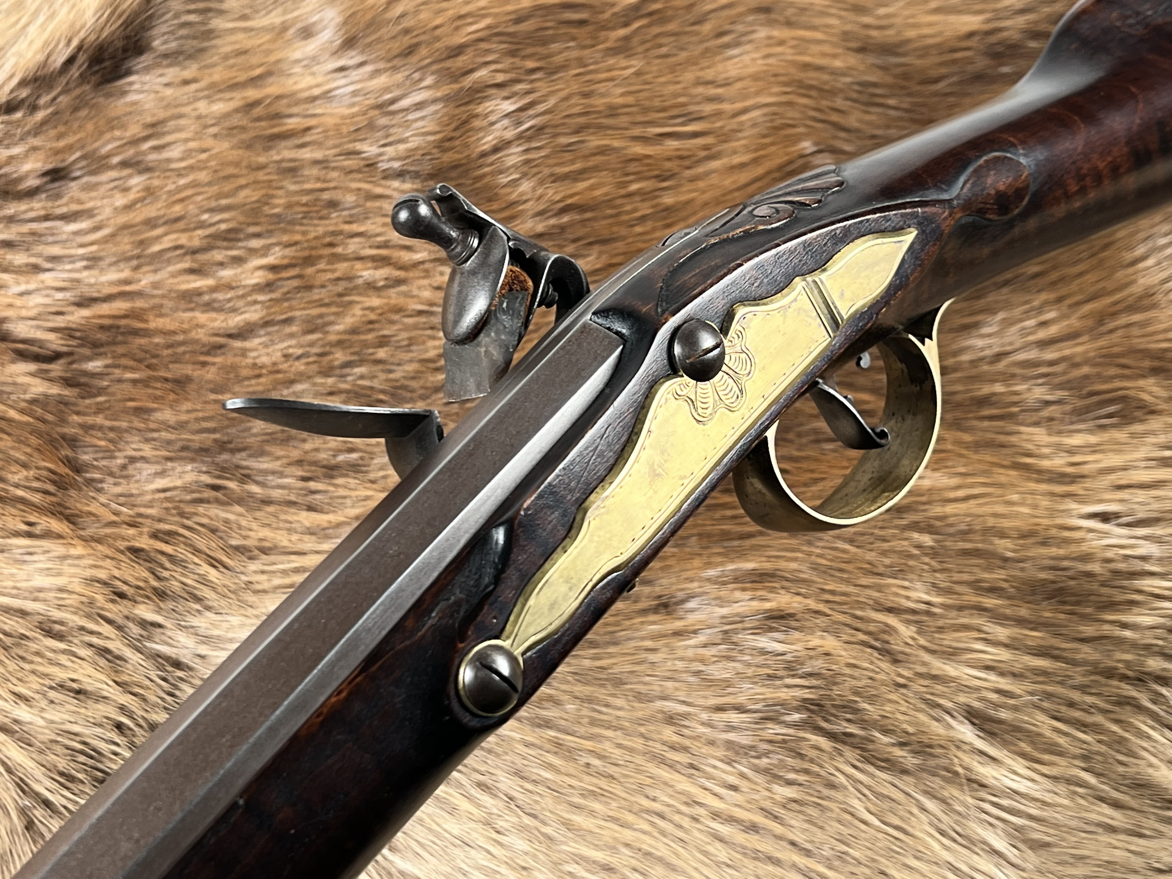 SOLD - Stunning Tim Williams Early Lancaster Flintlock Fowler. 46 ...