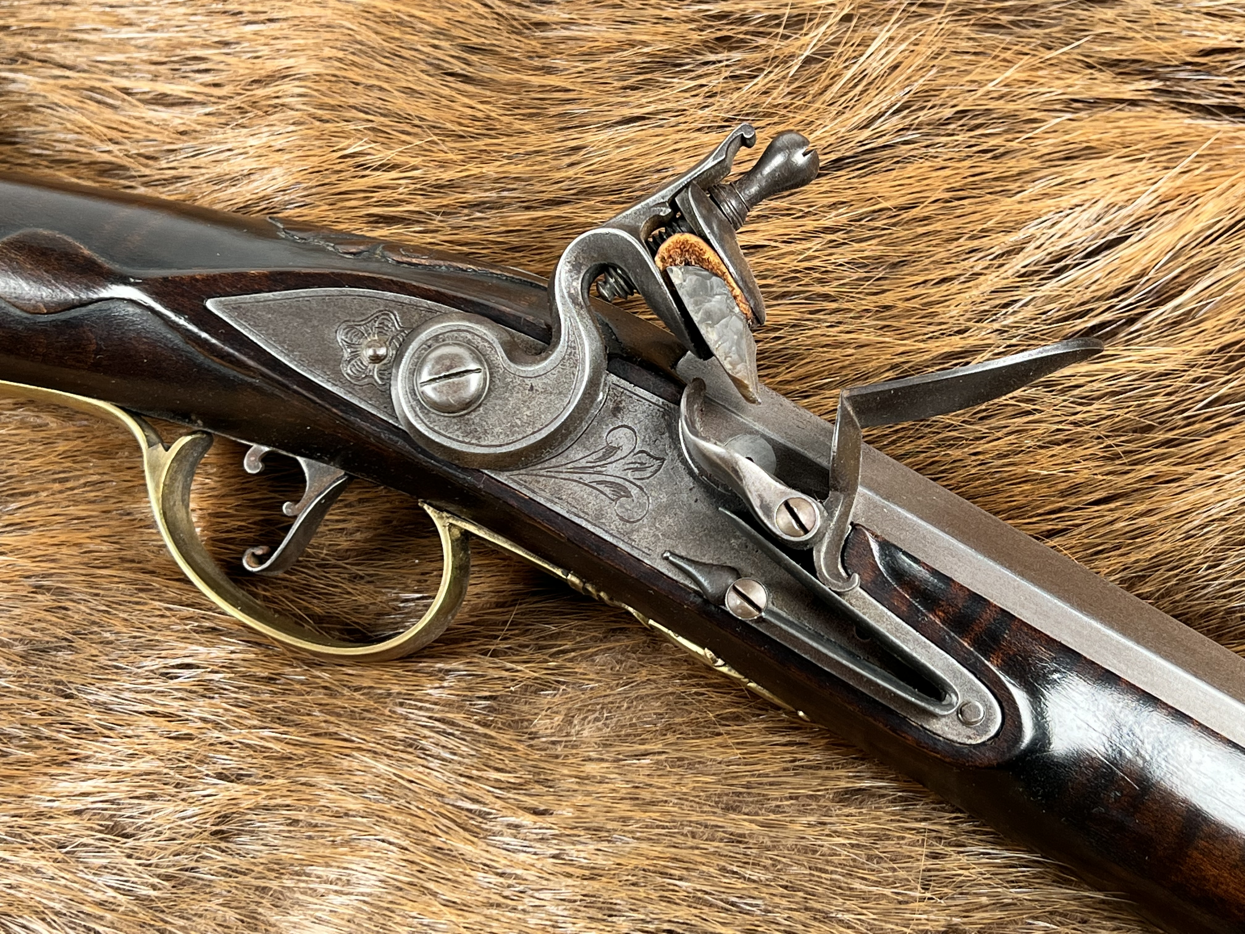 SOLD - Stunning Tim Williams Early Lancaster Flintlock Fowler. 46 ...