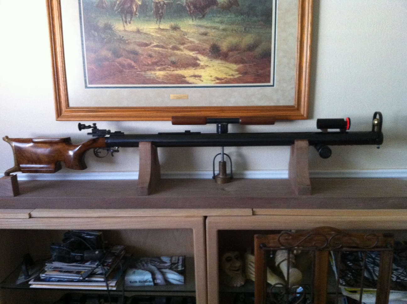 Underhammer Target Rifle: Ken Bresien action with Ron Long .502 Barrel ...