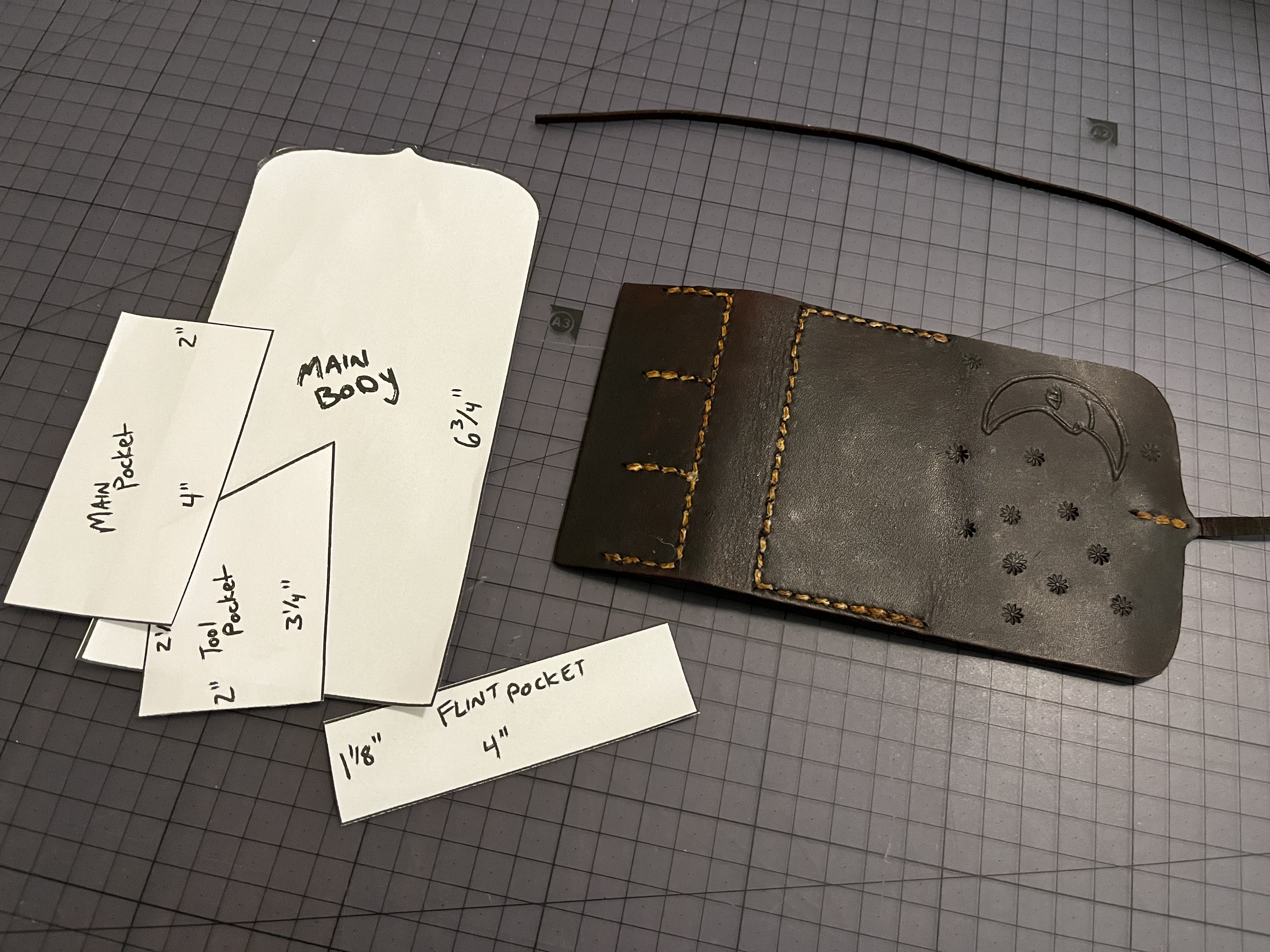 Flint Wallet Pattern Flint and Tool Wallet | The Muzzleloading Forum