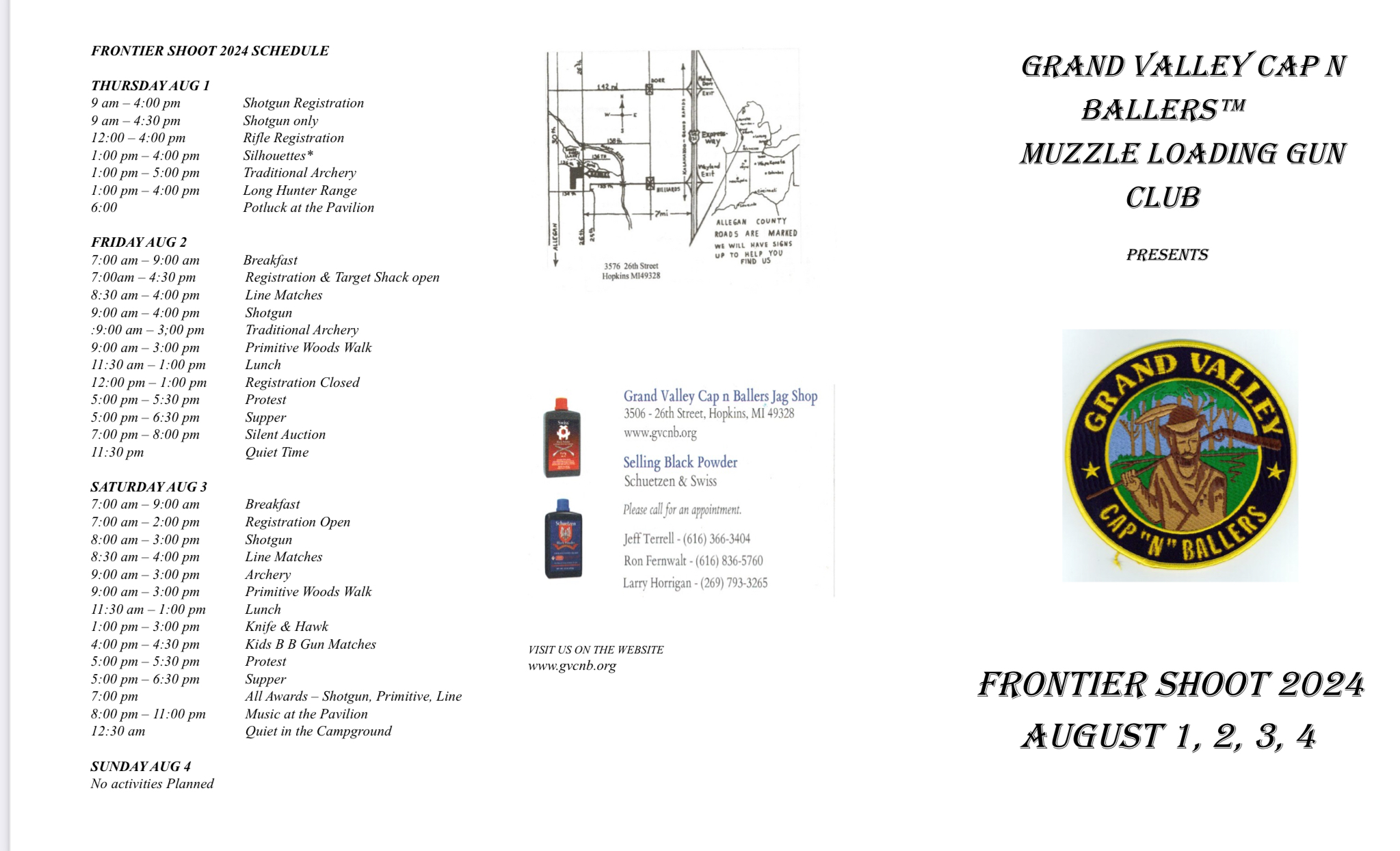Grand Valley Cap n Ballers Michigan shoot | The Muzzleloading Forum