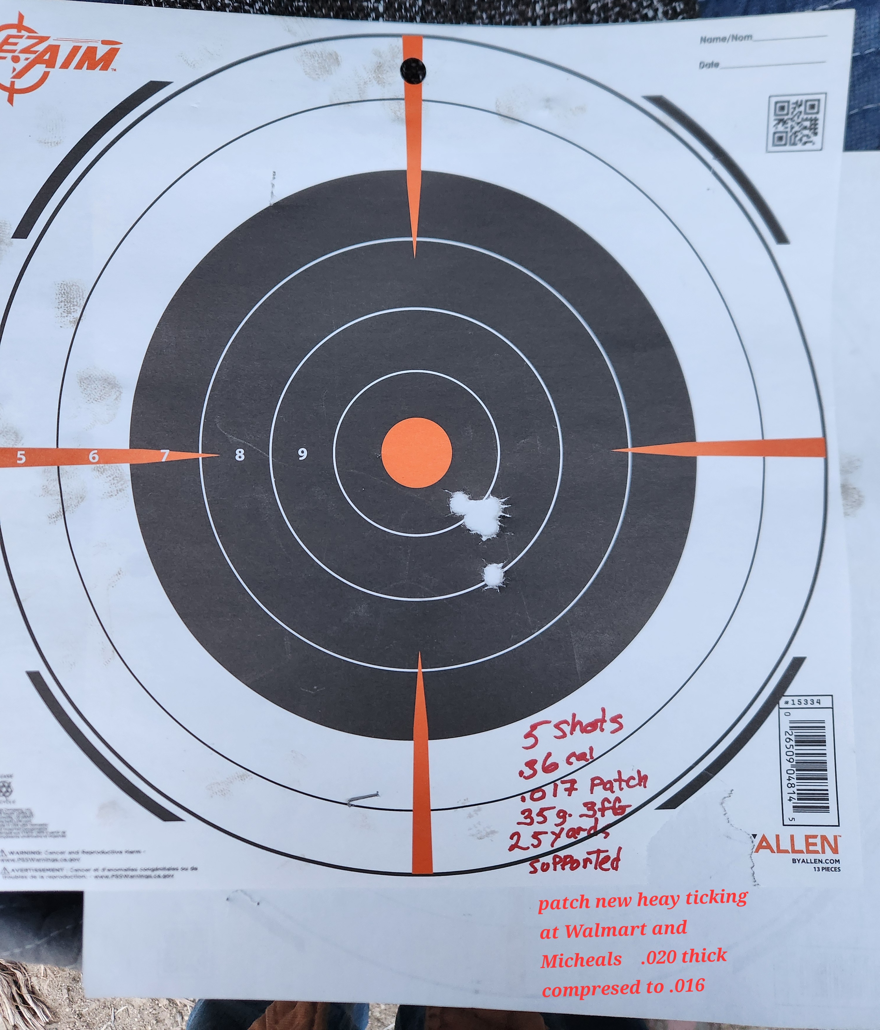 Kibler SMR .36 vs. .32 cal | Page 3 | The Muzzleloading Forum