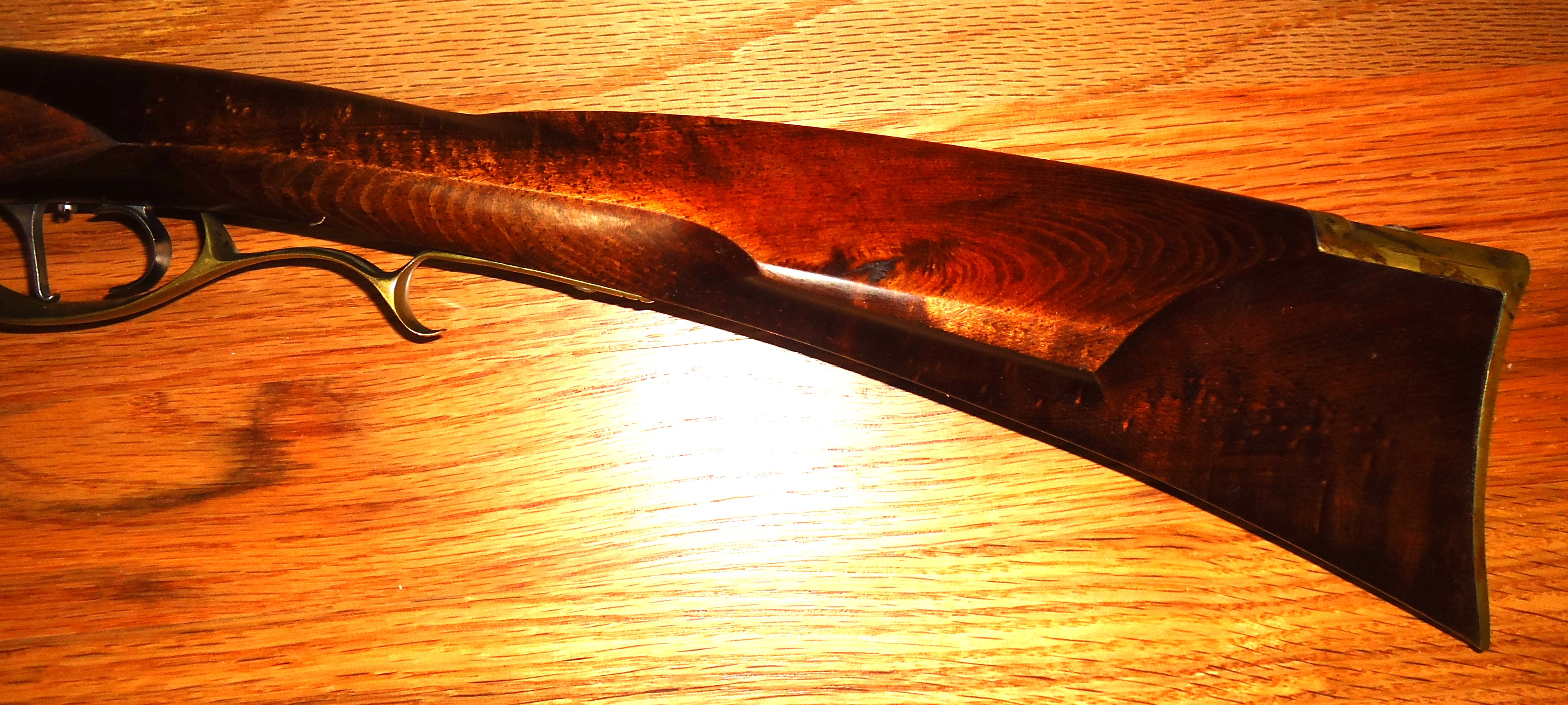 WITHDRAWN - Hatfield 45 Caliber Flintlock Rifle. Green Mountain Barrel ...