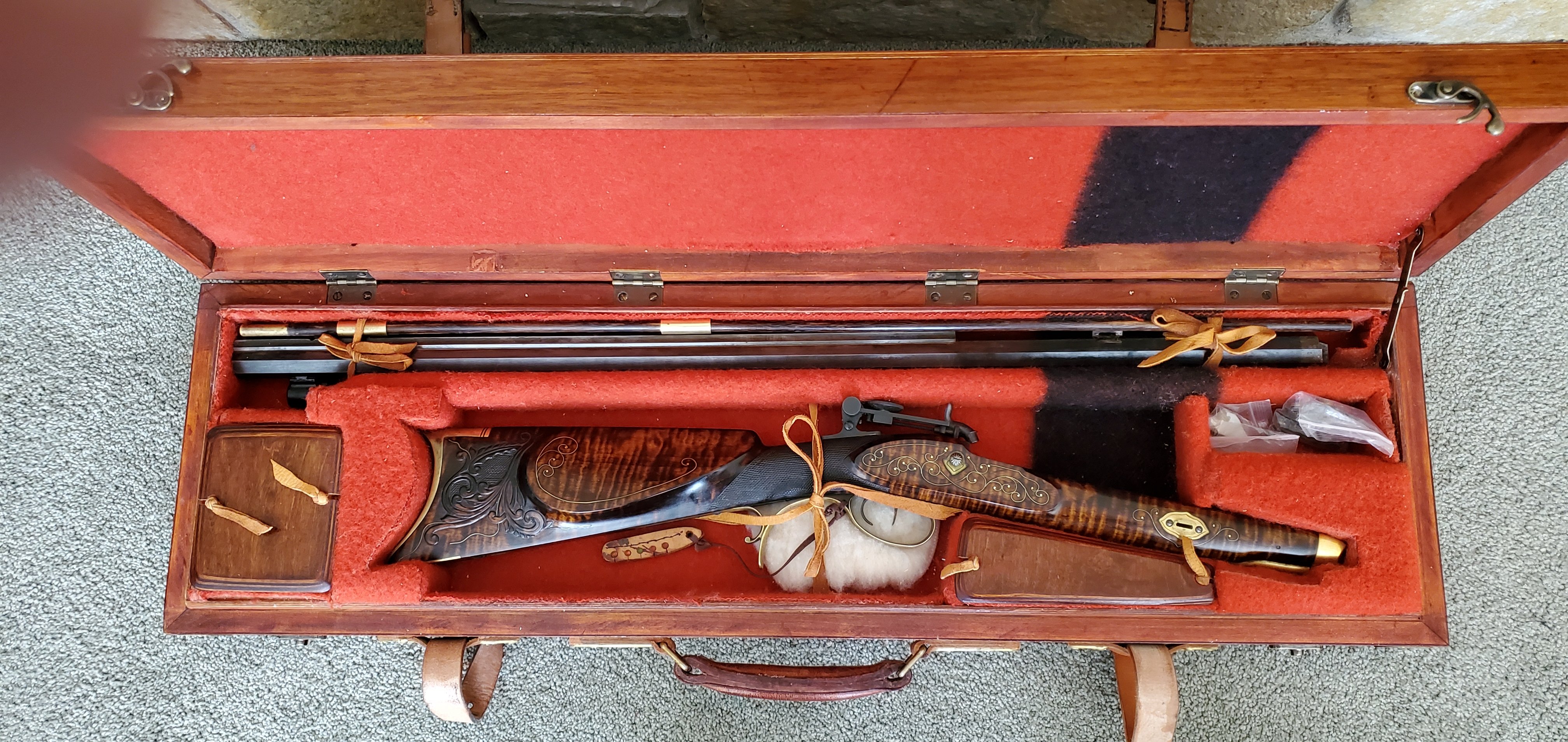 Target Rifle and Wooden Gun Case | The Muzzleloading Forum