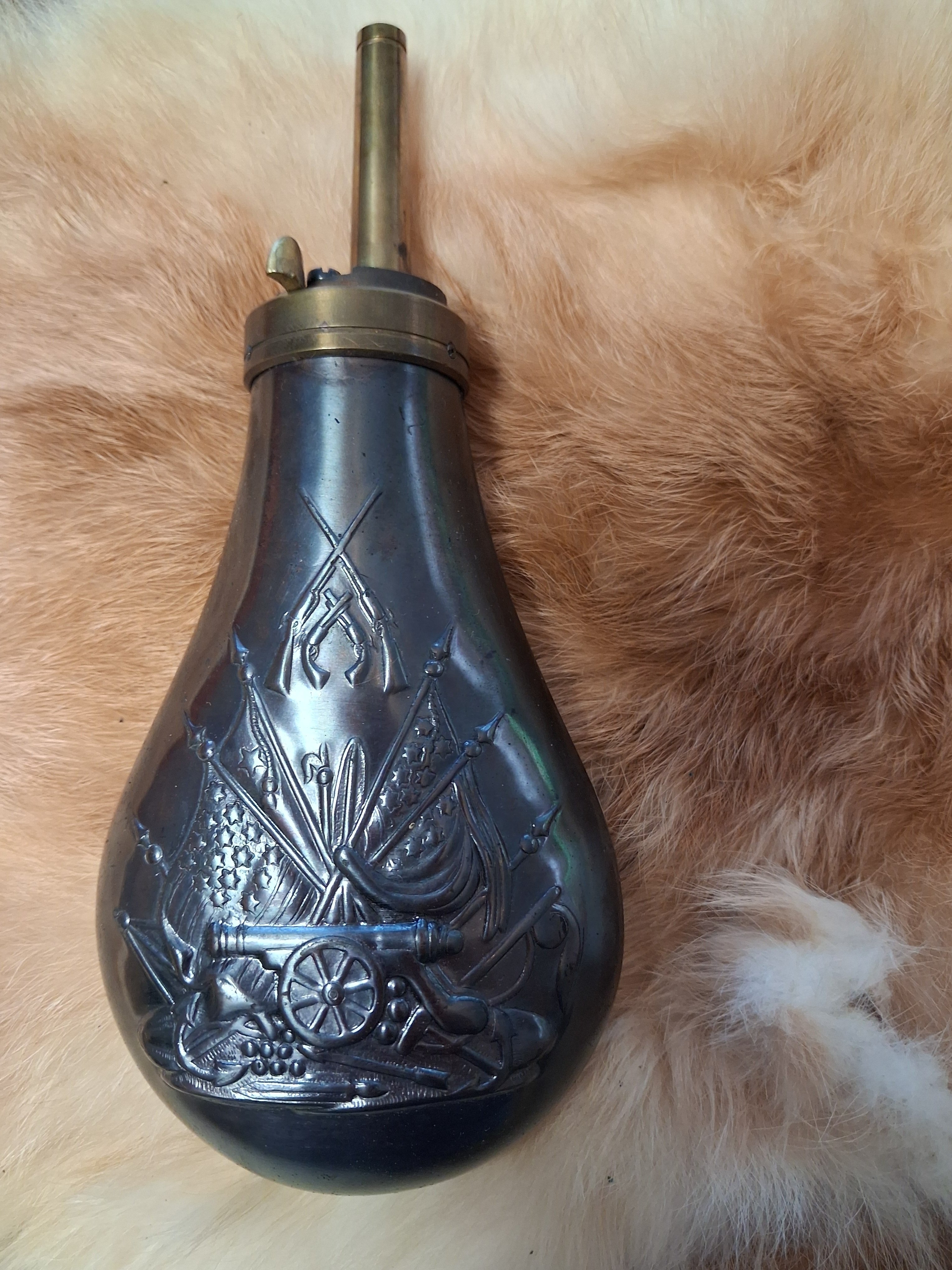 SOLD - US made powder Flask | The Muzzleloading Forum