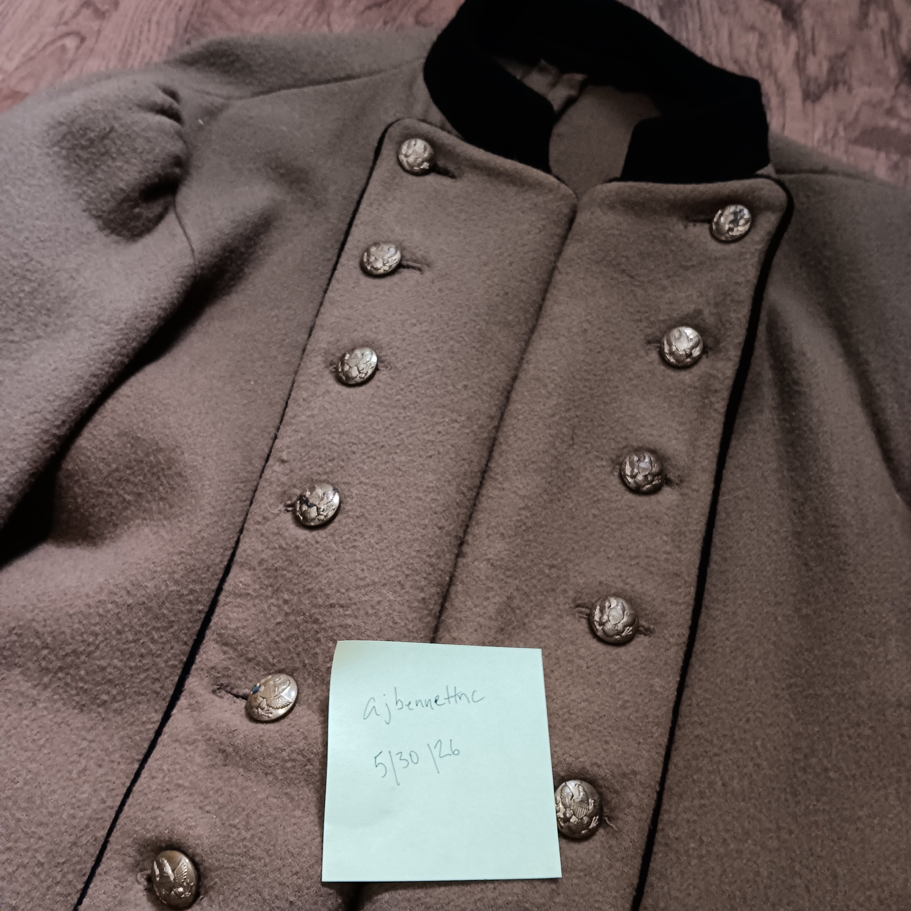 FOR SALE - Size 42 Butternut Wool Shell Jacket | The Muzzleloading Forum