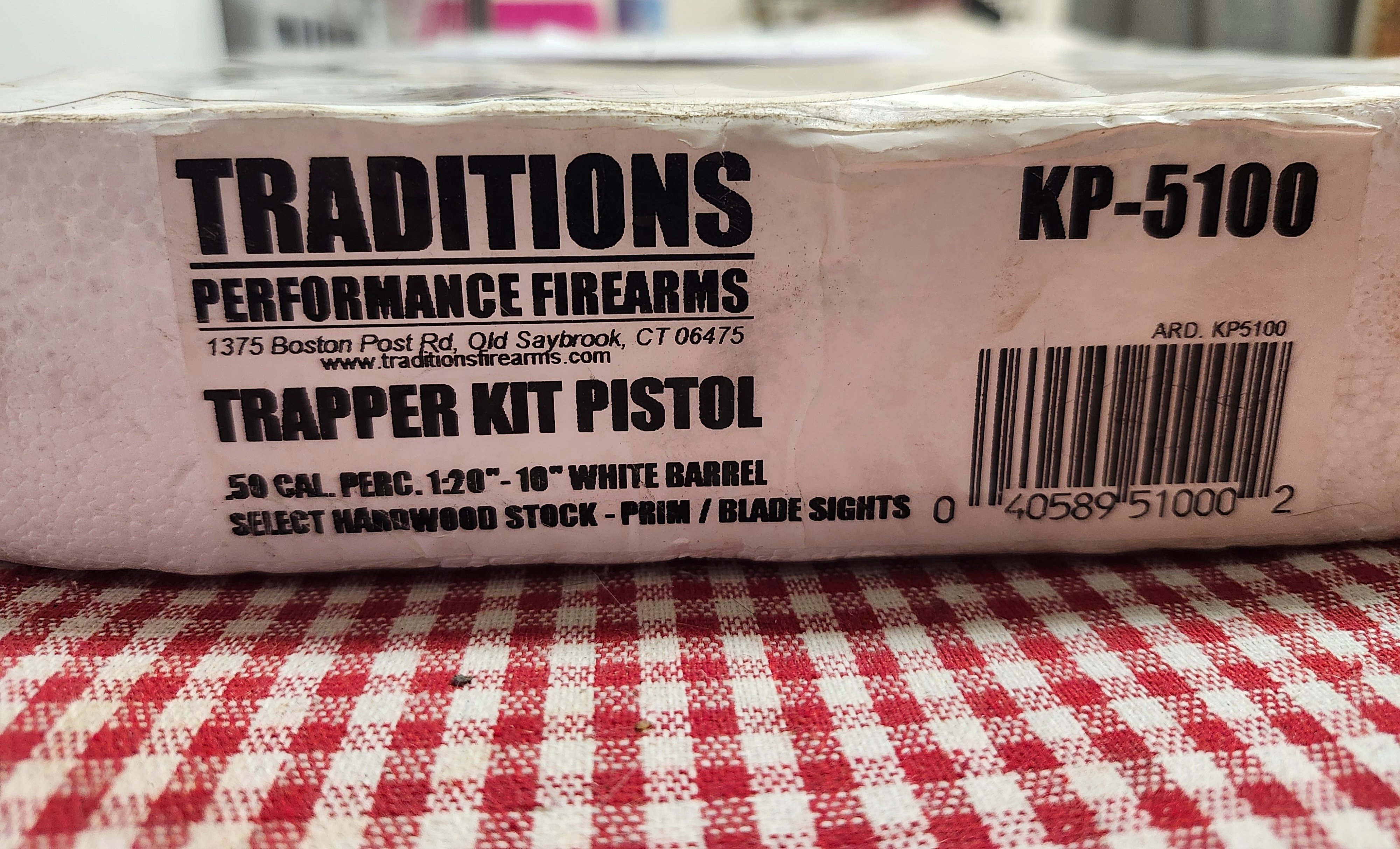 CLOSED - Traditions Trapper Kit | The Muzzleloading Forum