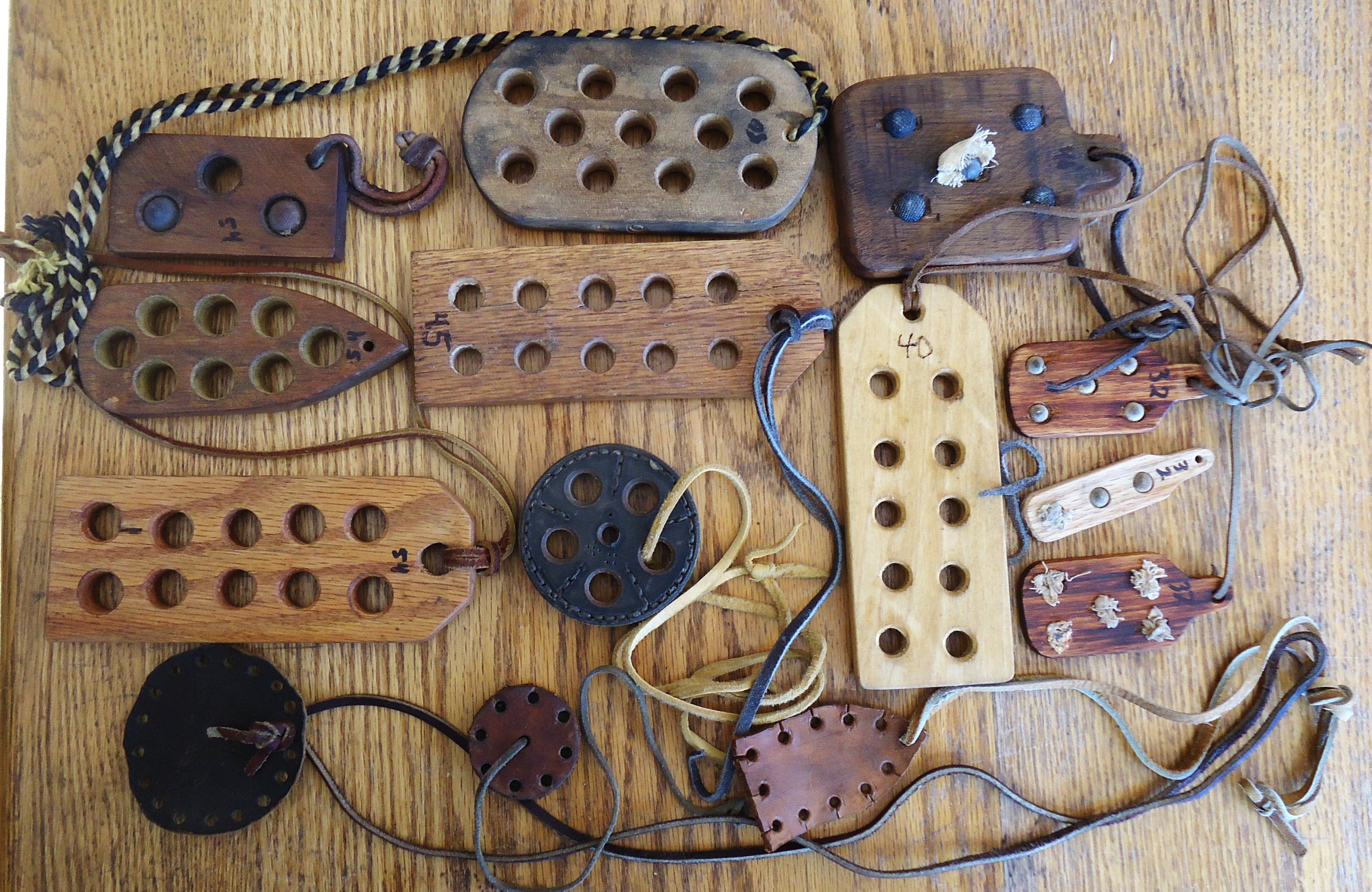 For Sale - Wood Ball Blocks (speed loaders) and Leather Cap Holders ...