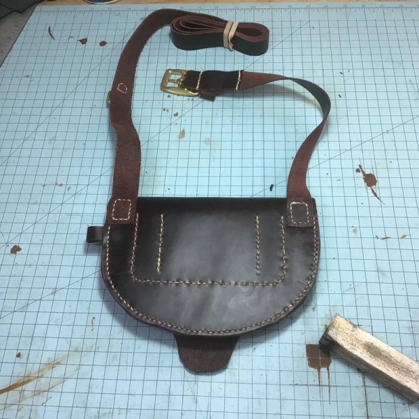 SOLD - Double pouch riflemans bag | The Muzzleloading Forum