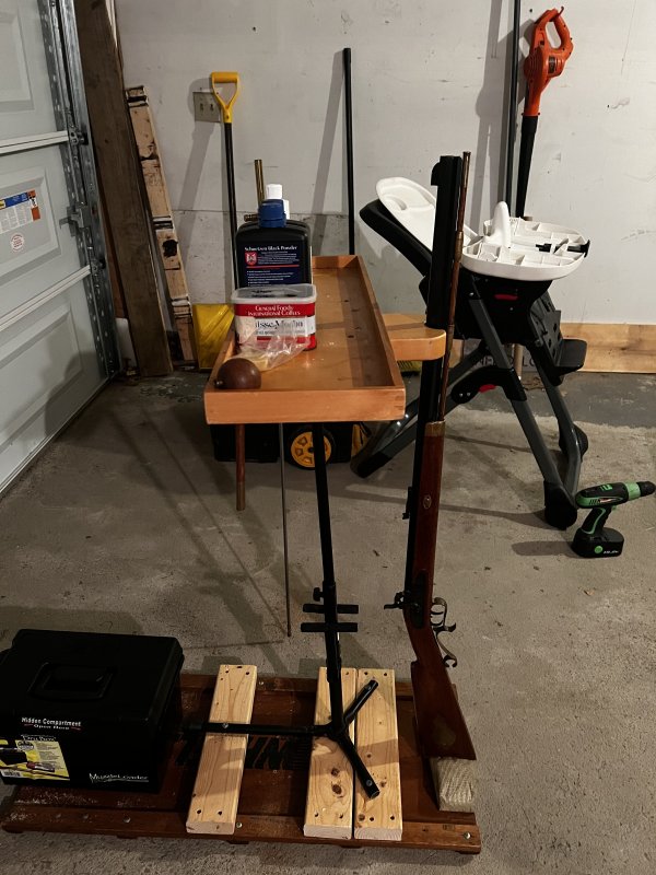 Portable Loading Bench Almost Finished | The Muzzleloading Forum